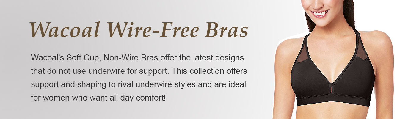 Wire-Free, Soft Cup, Non-Wire Bras by Wacoal